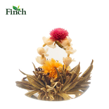 Finch New Chinese Healthy Flowering Tea With Calendula and Green Tea
